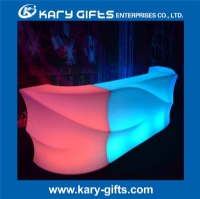 Colorful Illuminated Bar Table LED Flexible Light Home Bar Furniture
